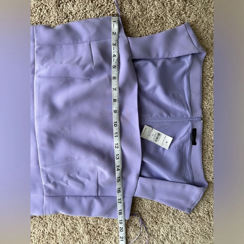 New Ann Taylor Lavender Square Neck Dress - Picture 9 of 14